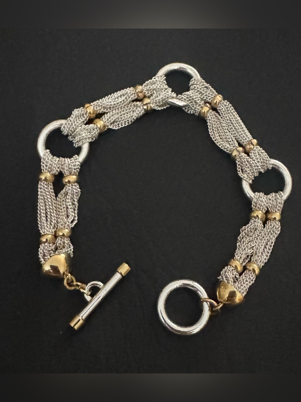 Lauren Ralph Lauren two tone bracelet